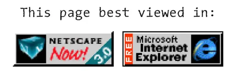 Best viewed badge